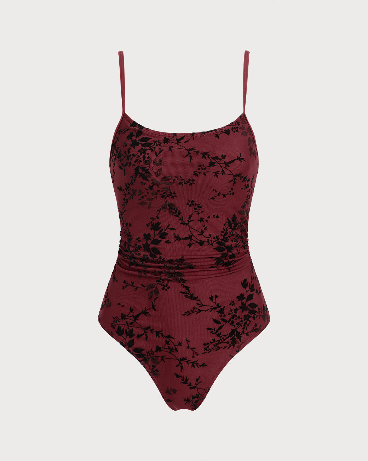 Navela | Red Floral One-Piece Swimsuit