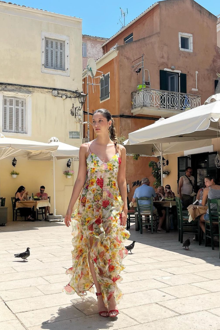 Navela | Ruffle Maxi Dress