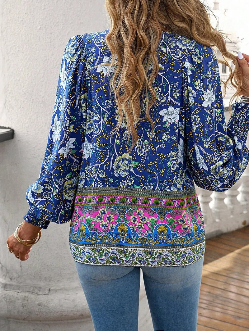 Navela | Printed Blouse Effortless Elegance