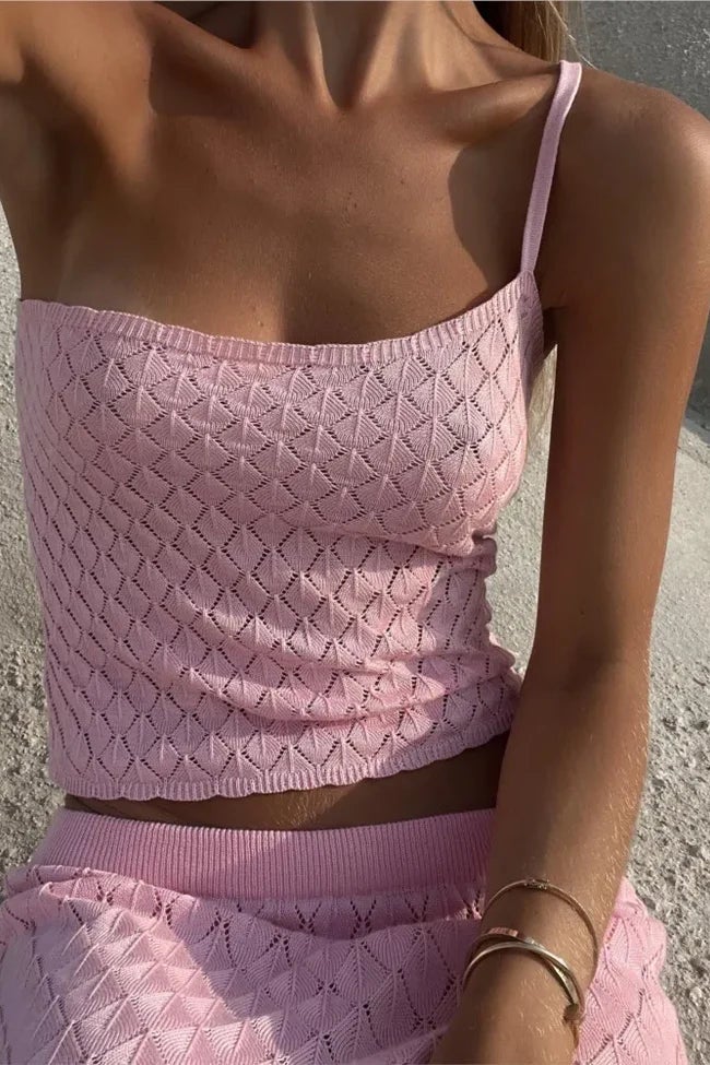 Navela | One-Strap Knitted Set