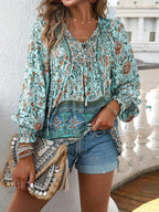 Navela | Printed Blouse Effortless Elegance