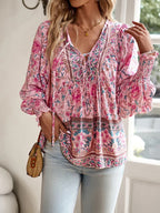 Navela | Printed Blouse Effortless Elegance
