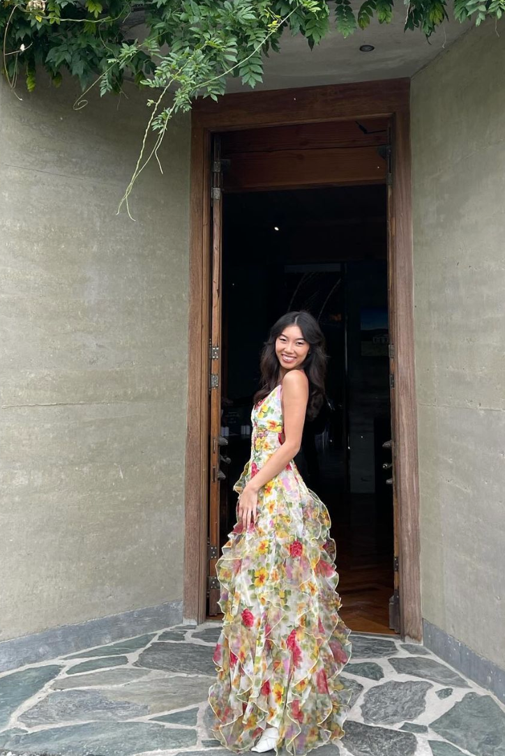 Navela | Ruffle Maxi Dress