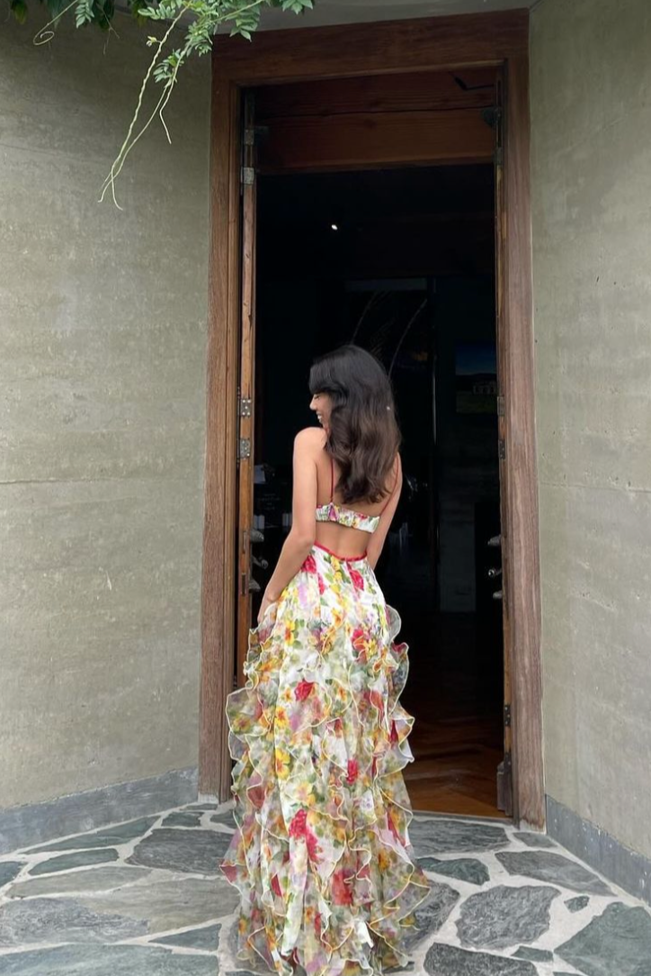 Navela | Ruffle Maxi Dress