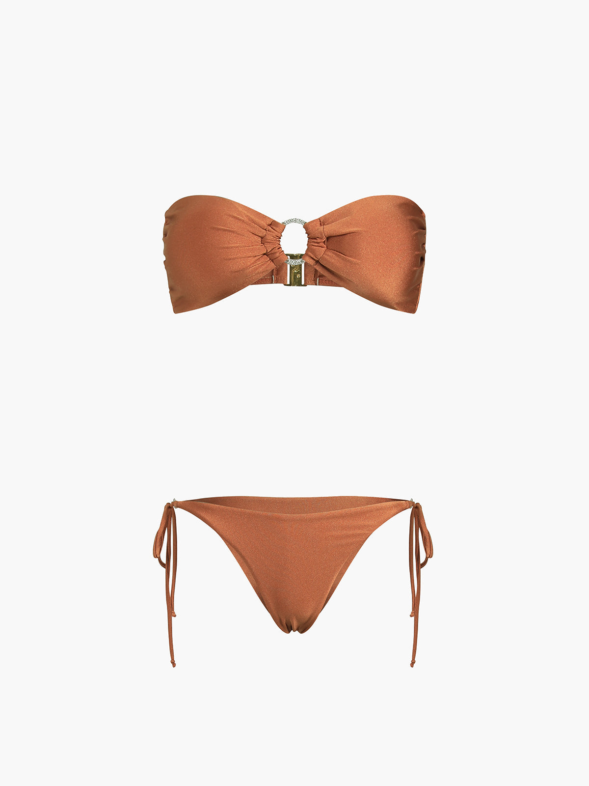 Navela | Cocoa Beans Two Piece Bikini Bathing Suit