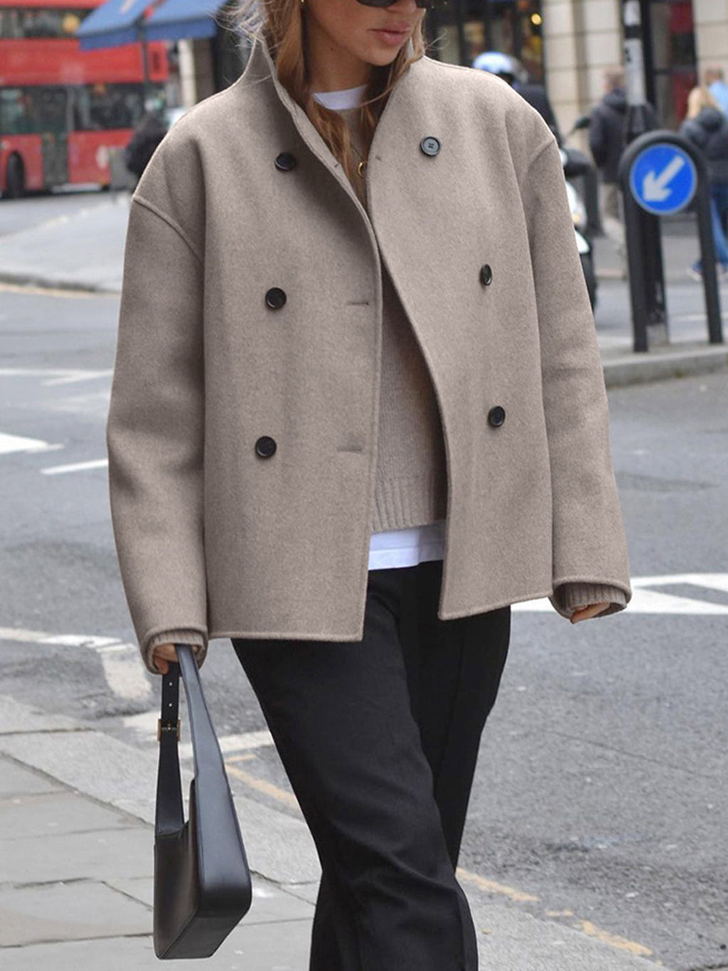 Navela | Oversized Button-Down Jacket