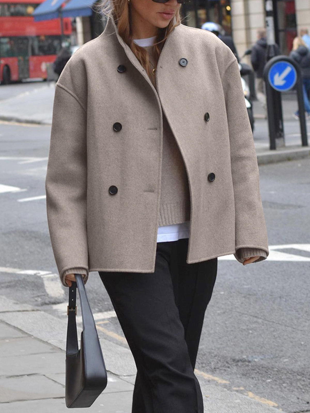 Navela | Oversized Button-Down Jacket
