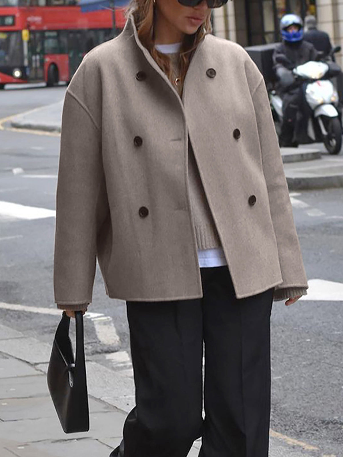 Navela | Oversized Button-Down Jacket