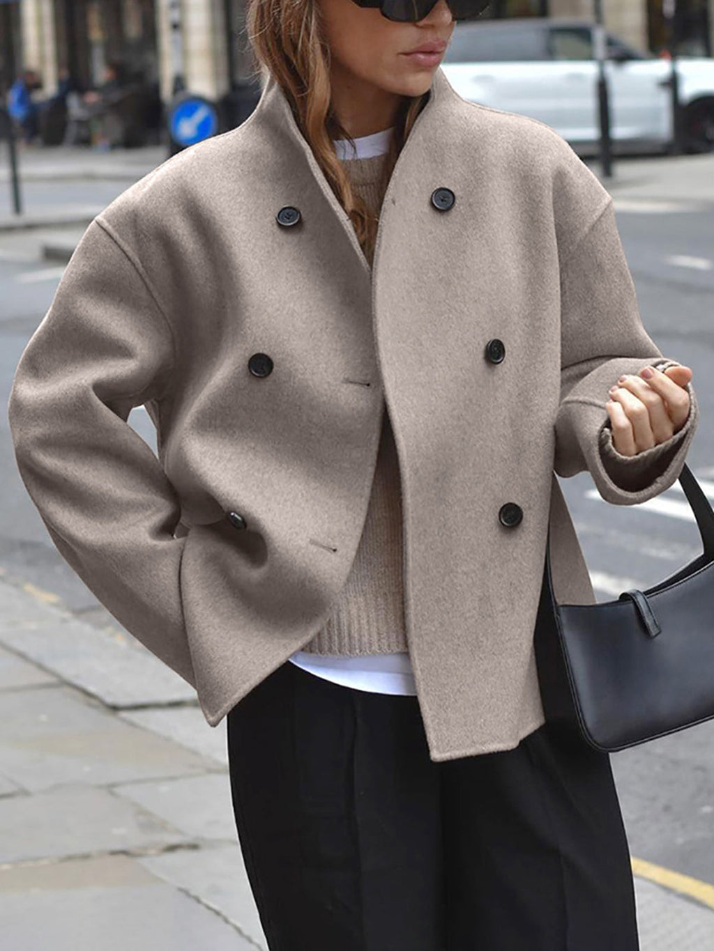 Navela | Oversized Button-Down Jacket