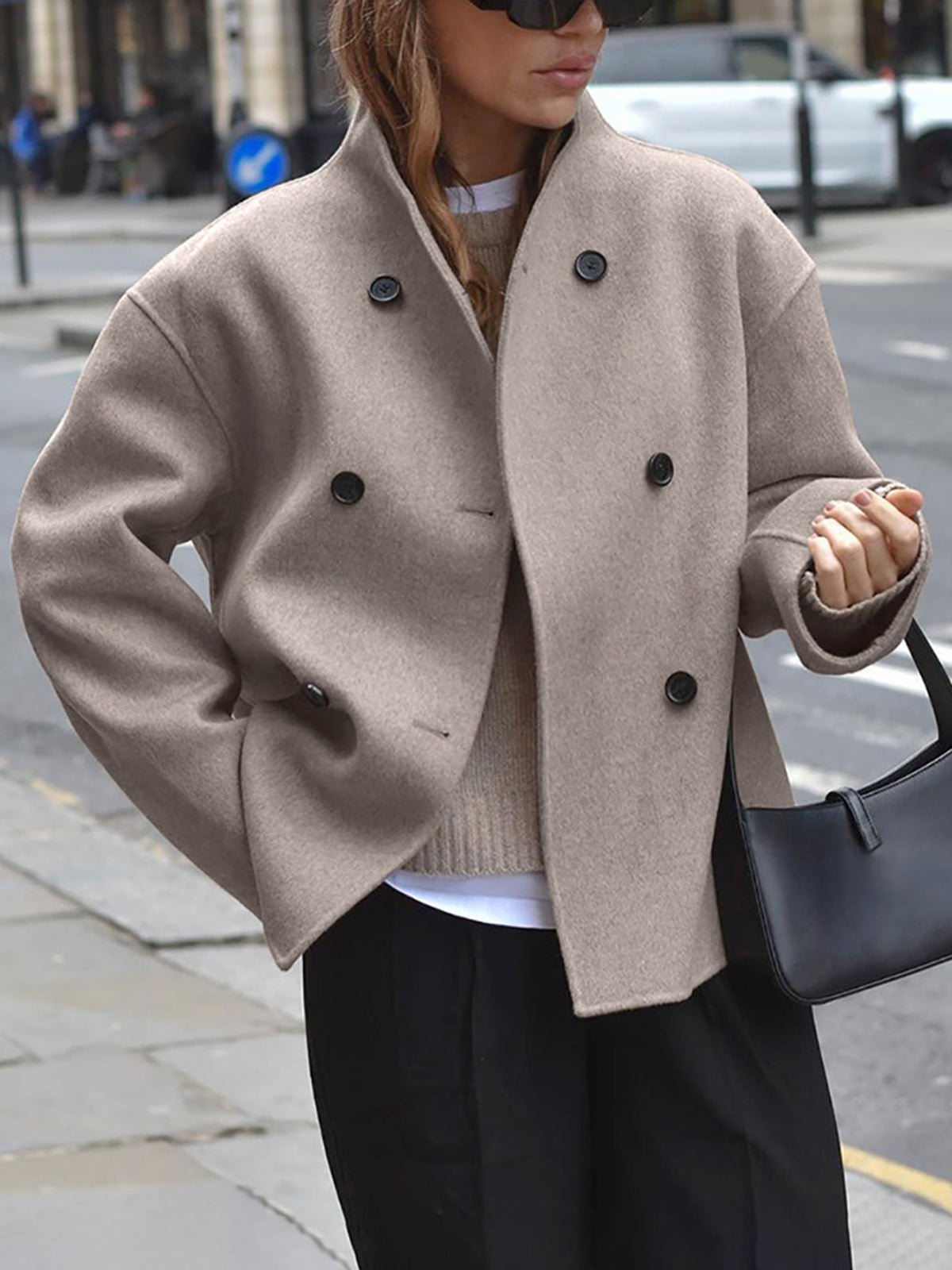 Navela | Oversized Button-Down Jacket
