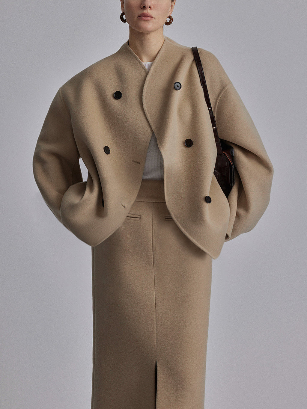 Navela | Oversized Button-Down Jacket