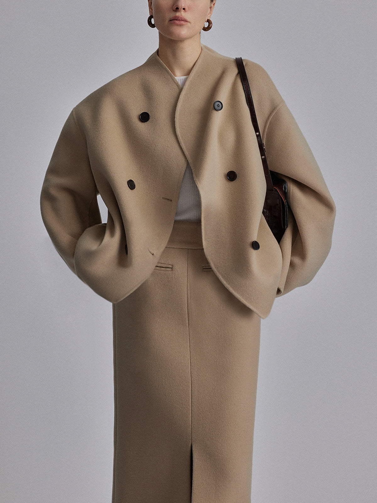 Navela | Oversized Button-Down Jacket