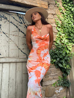 Navela | Tropical Floral Maxi Dress