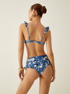 Navela | Print Ruffle Bikini Set