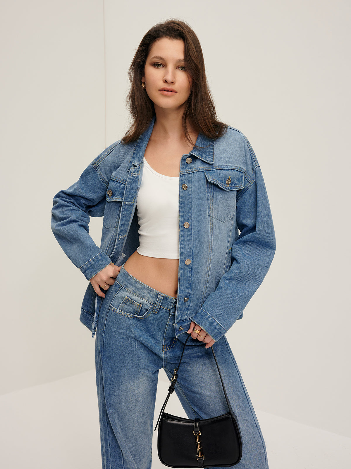 Navela | Pockets Denim Jacket