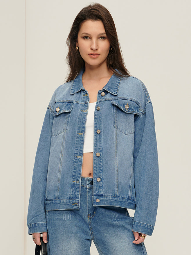 Navela | Pockets Denim Jacket