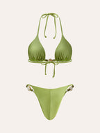 Navela | Strappy Ruffle Detail Bikini Set