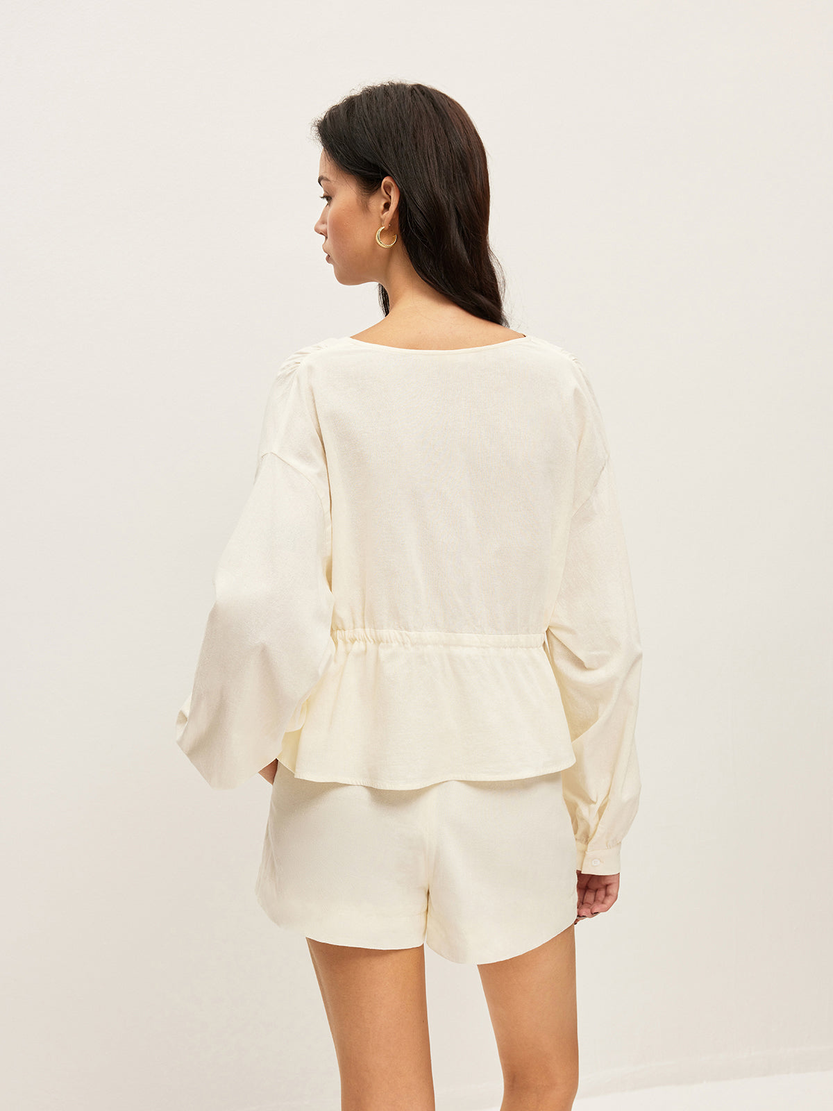 Navela | Cotton Pockets Shorts Set