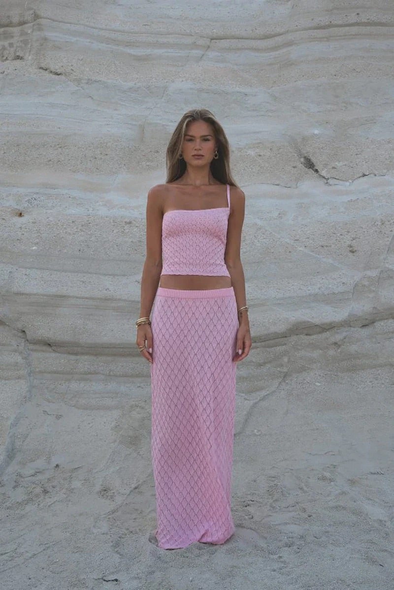 Navela | One-Strap Knitted Set