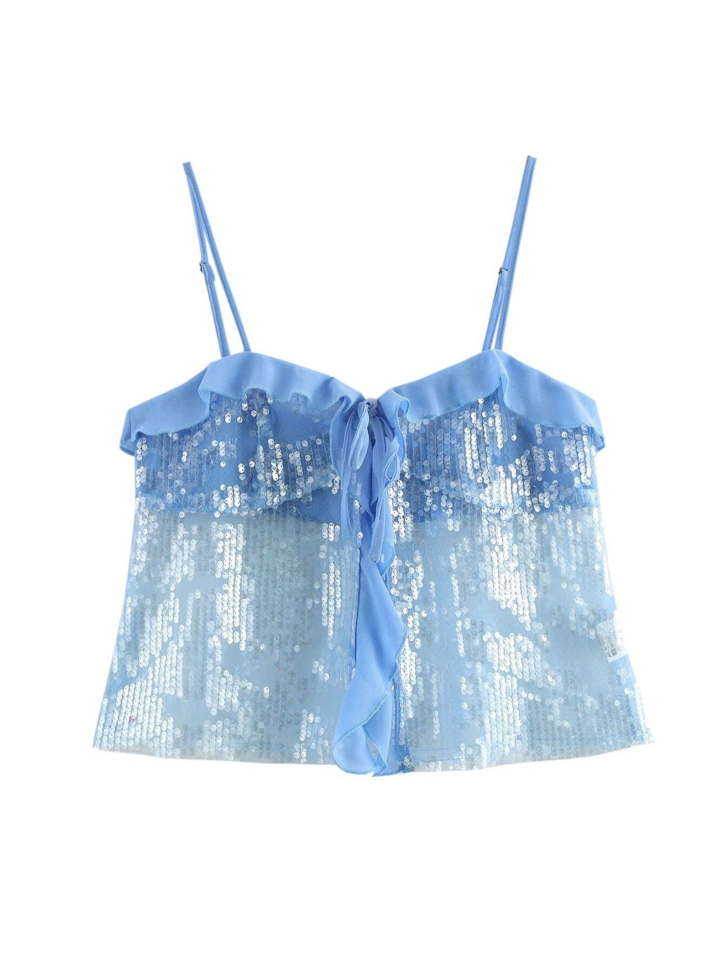 Navela | Sequin Halter Top