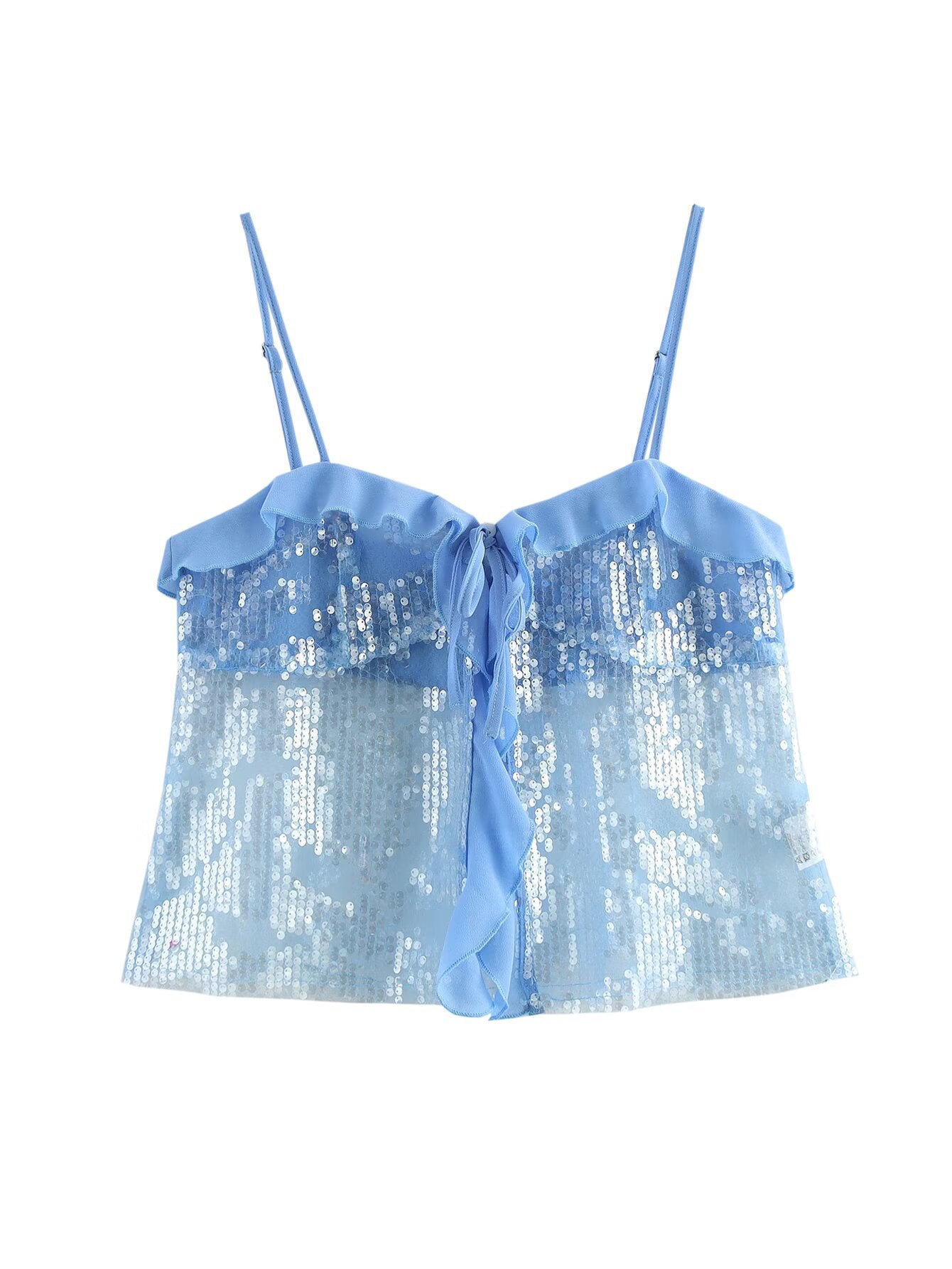 Navela | Sequin Halter Top