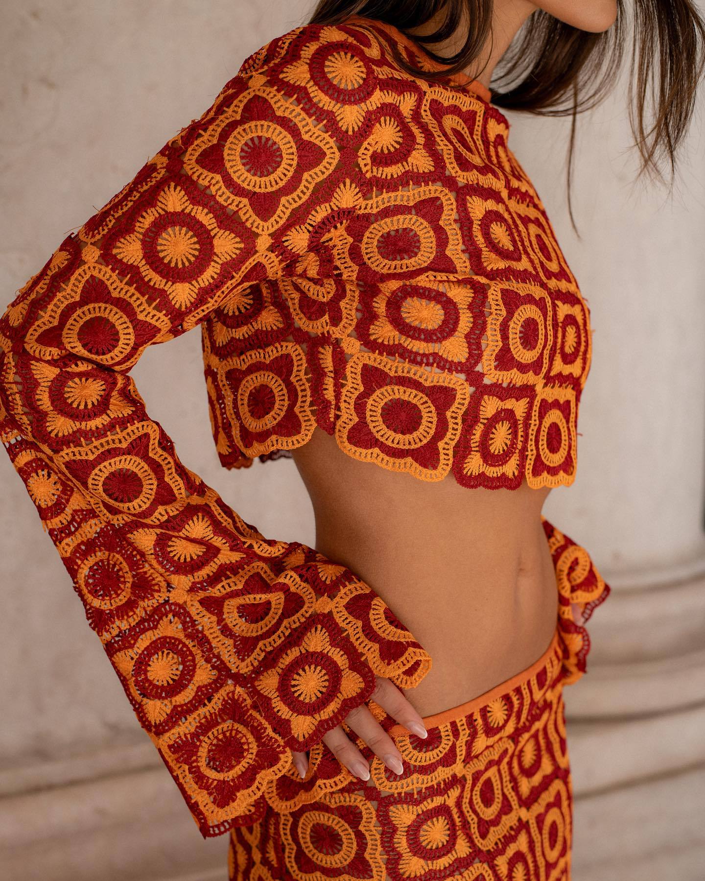 Navela | Long Sleeve Wrap Set