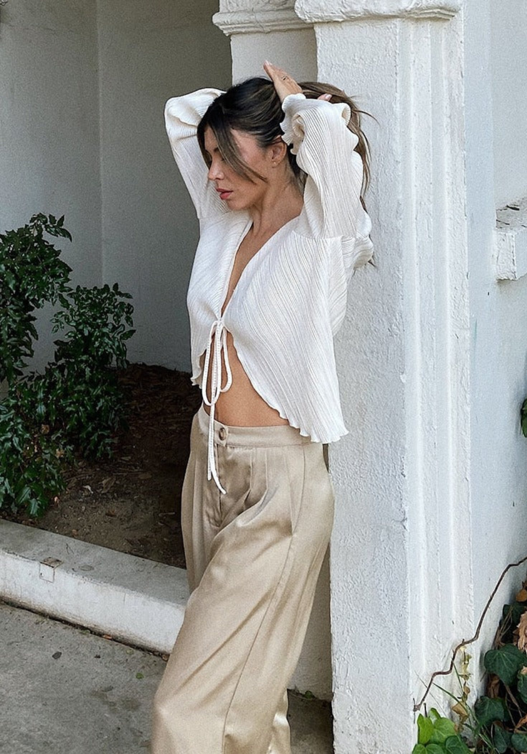 Navela | Front-Tie Design Top