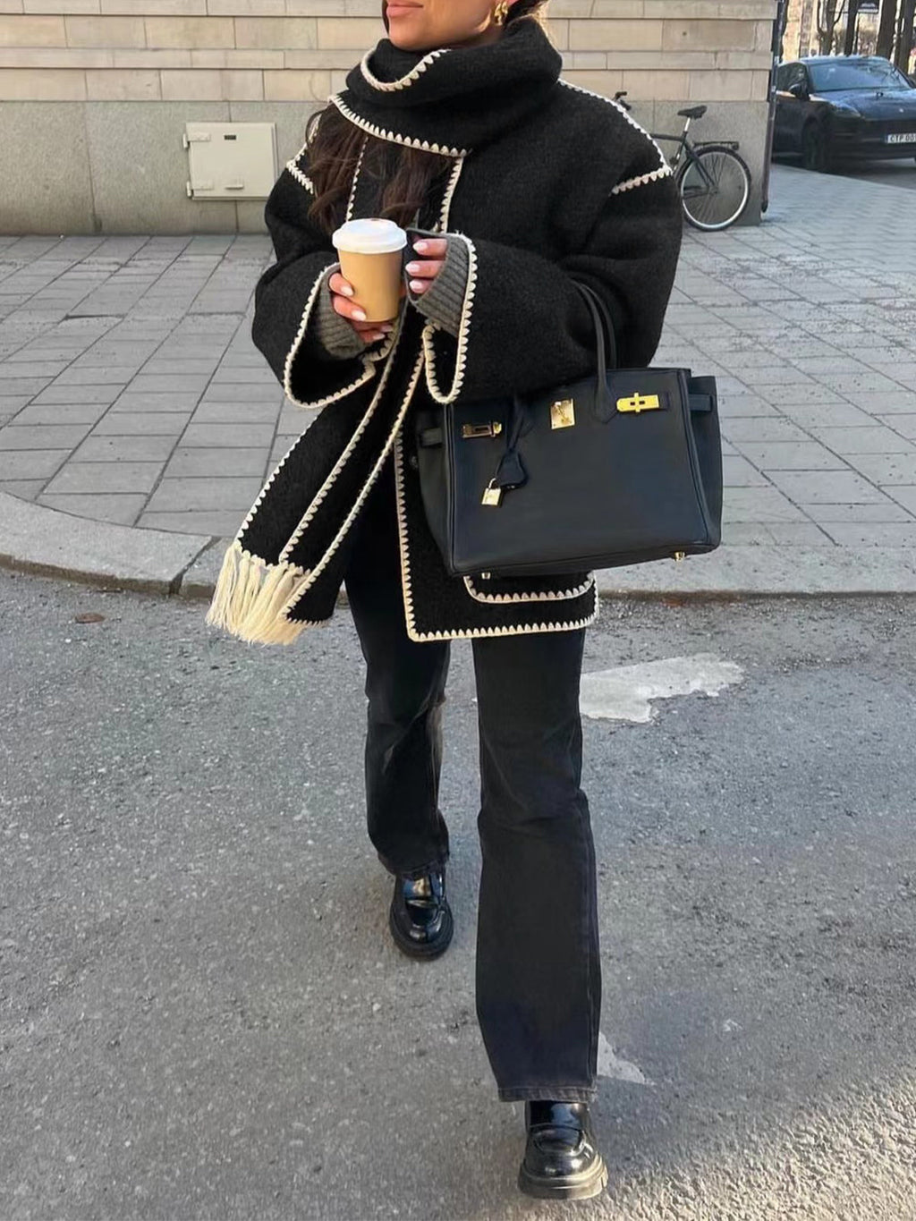 Navela | Scarf Jacket