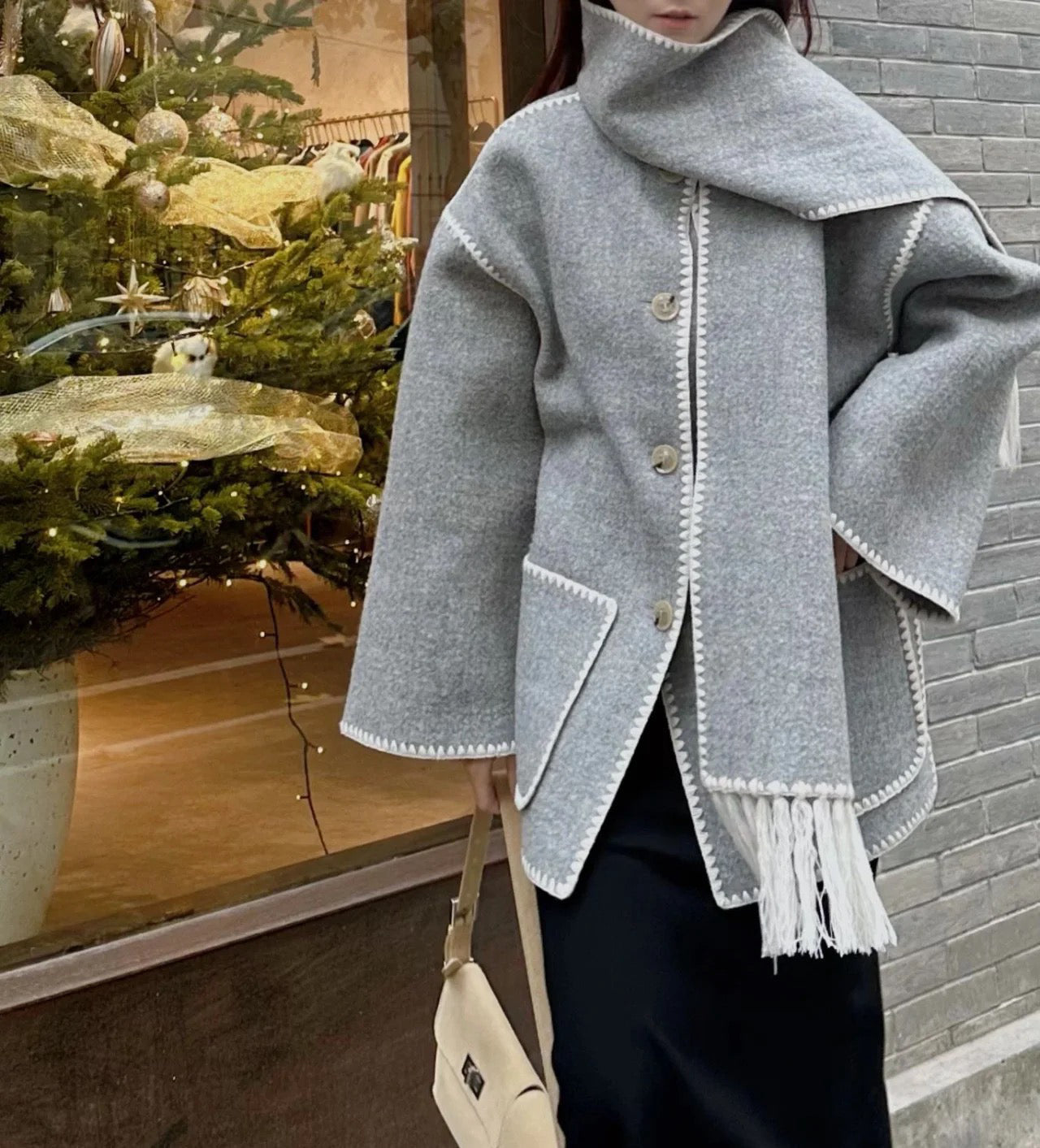 Navela | Scarf Jacket