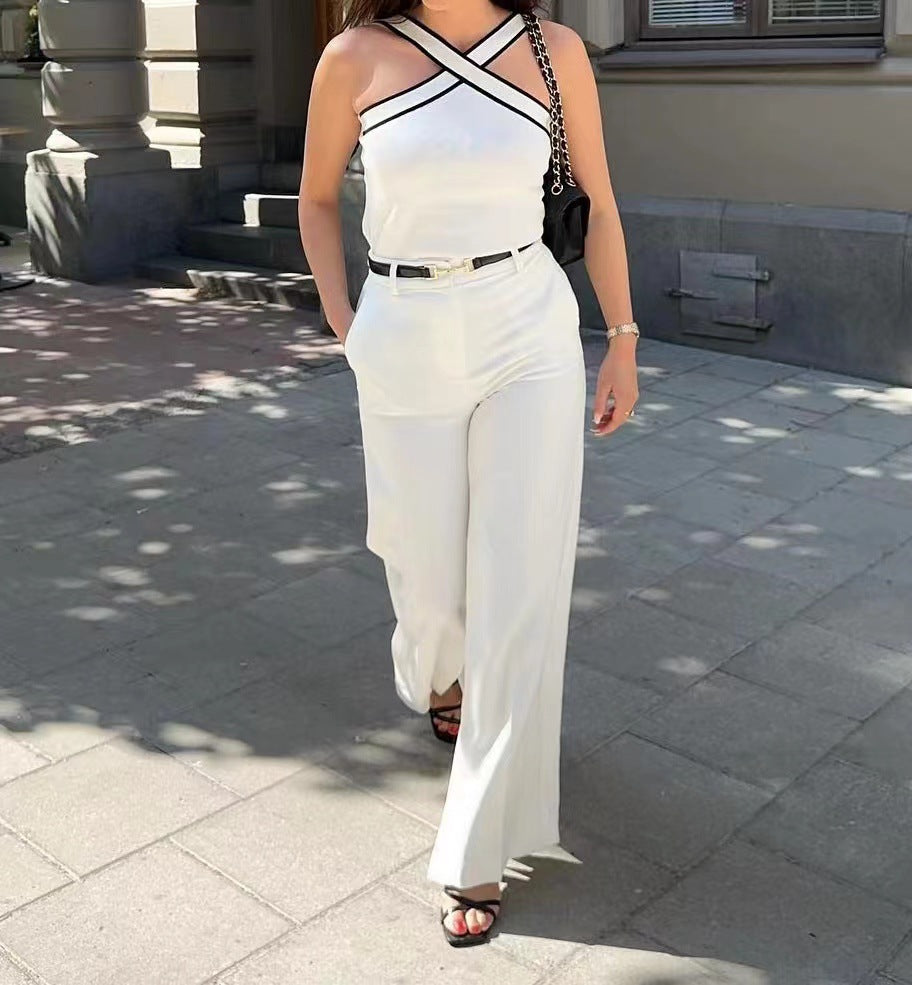 Navela | Crossed Design Tank Top