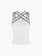 Navela | Crossed Design Tank Top