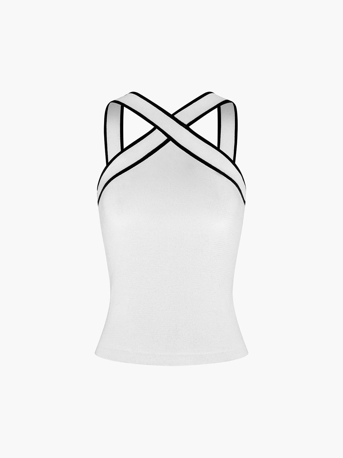 Navela | Crossed Design Tank Top