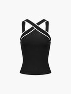 Navela | Crossed Design Tank Top