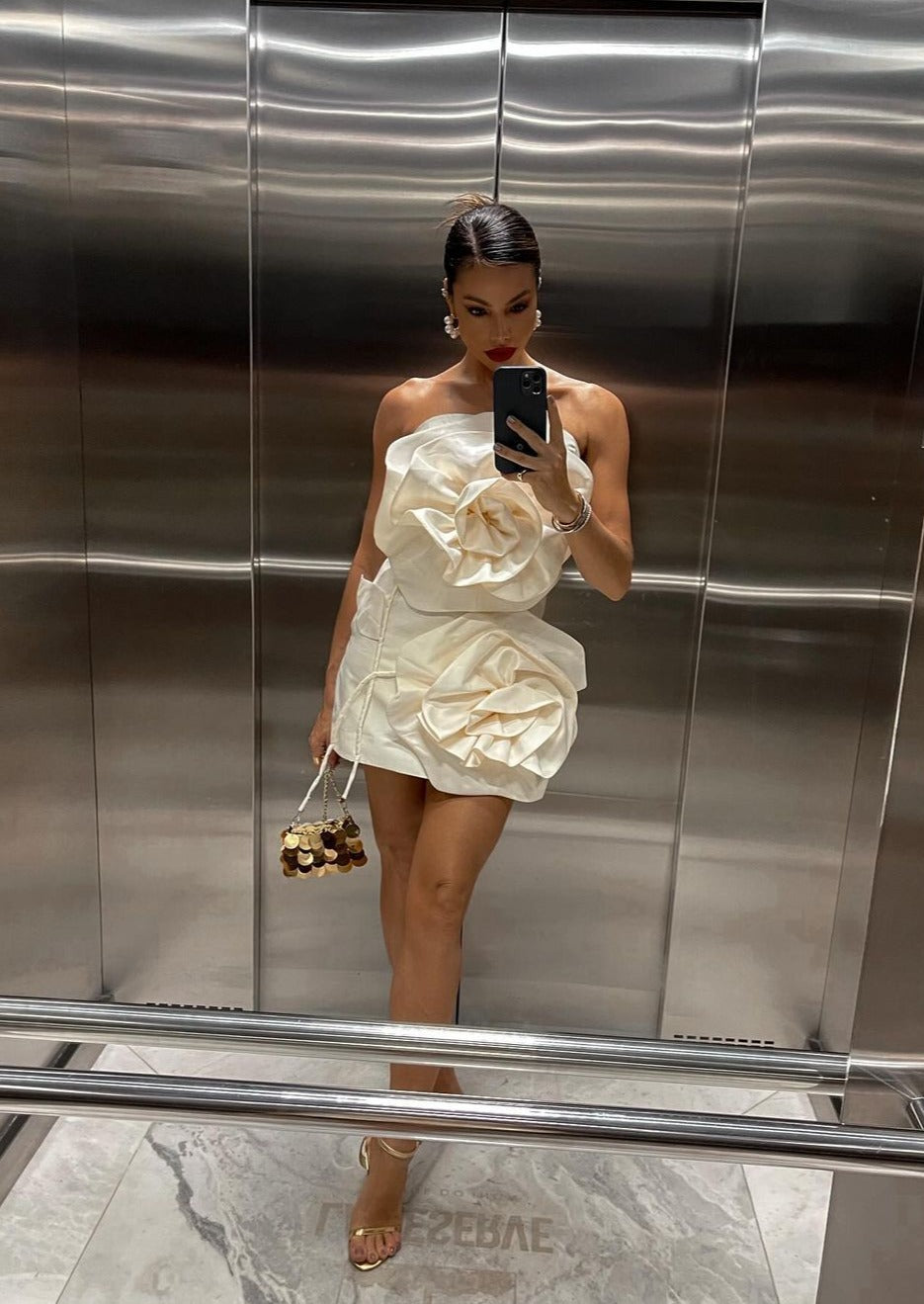 Navela | Flower Mini Dress