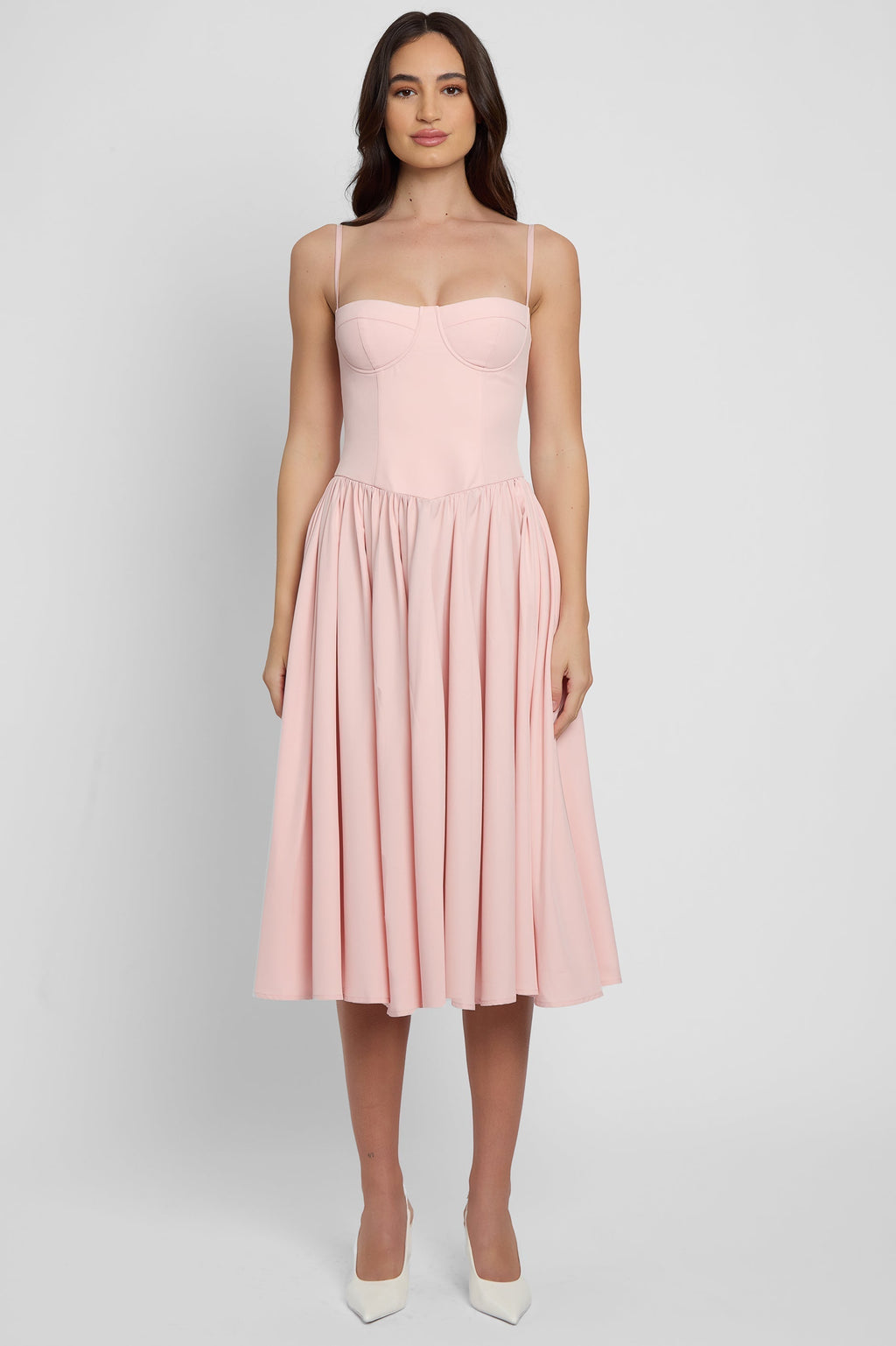 Navela | Bustier Midi Dress