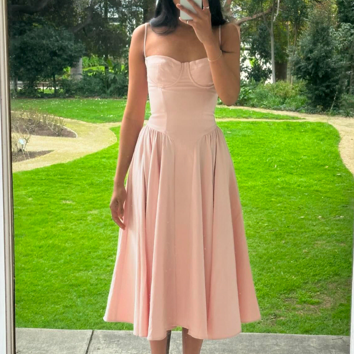 Navela | Bustier Midi Dress