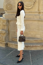 Navela | V-Neck Knitted Set
