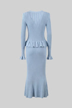Navela | V-Neck Knitted Set