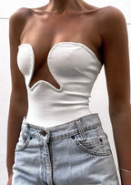 Navela | Strapless Bustier Top