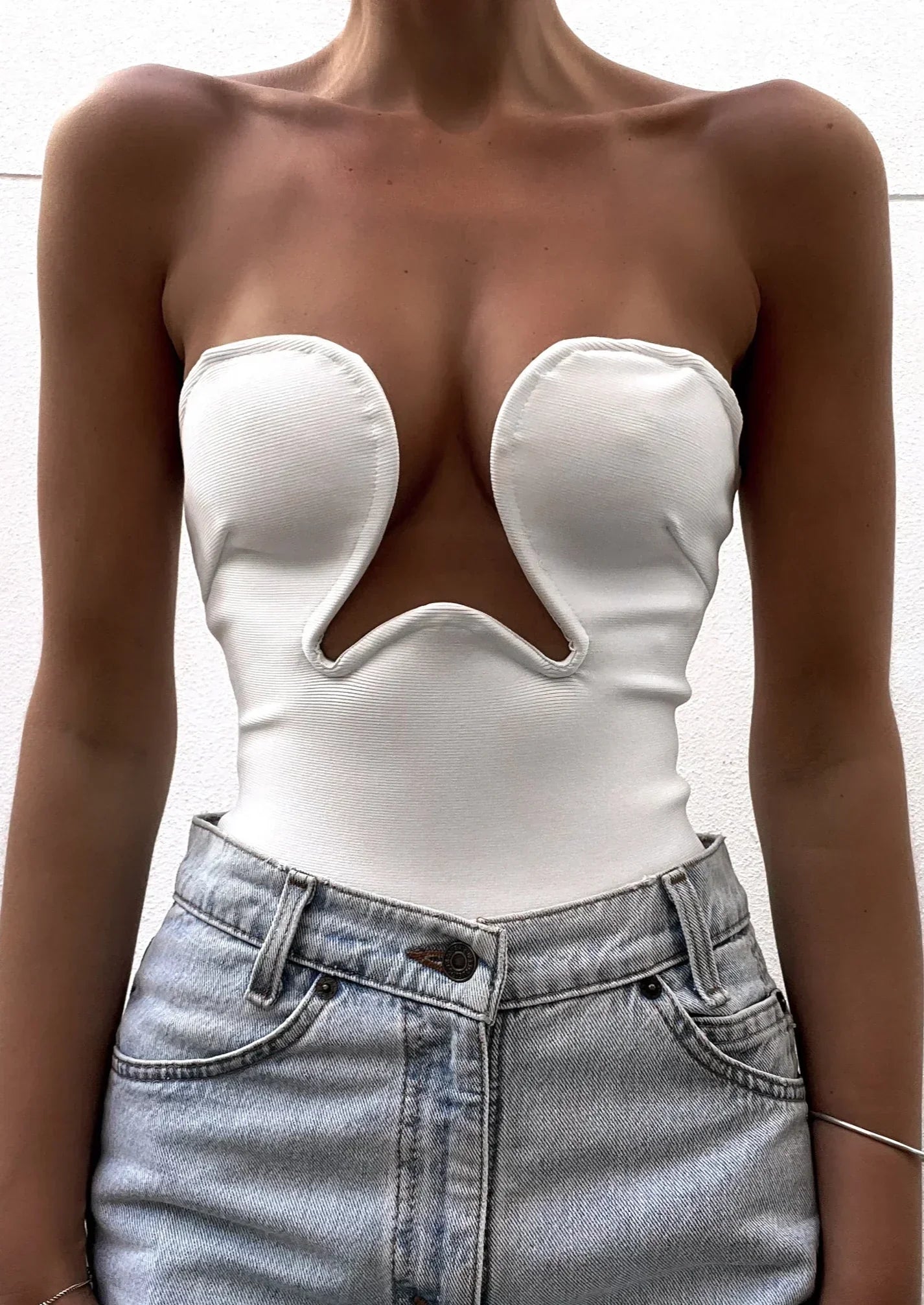 Navela | Strapless Bustier Top