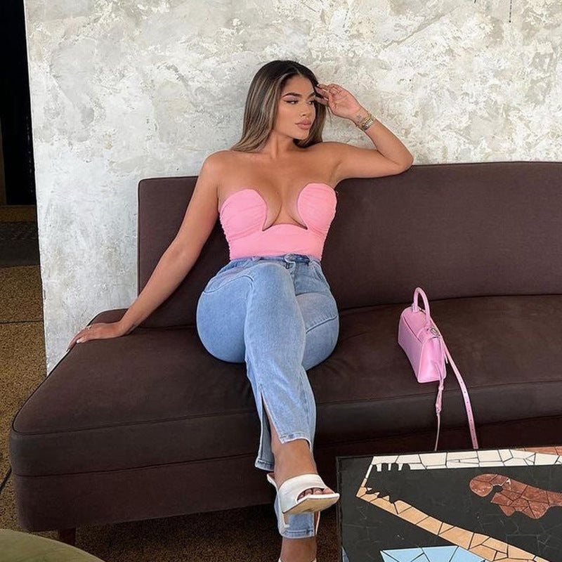 Navela | Strapless Bustier Top