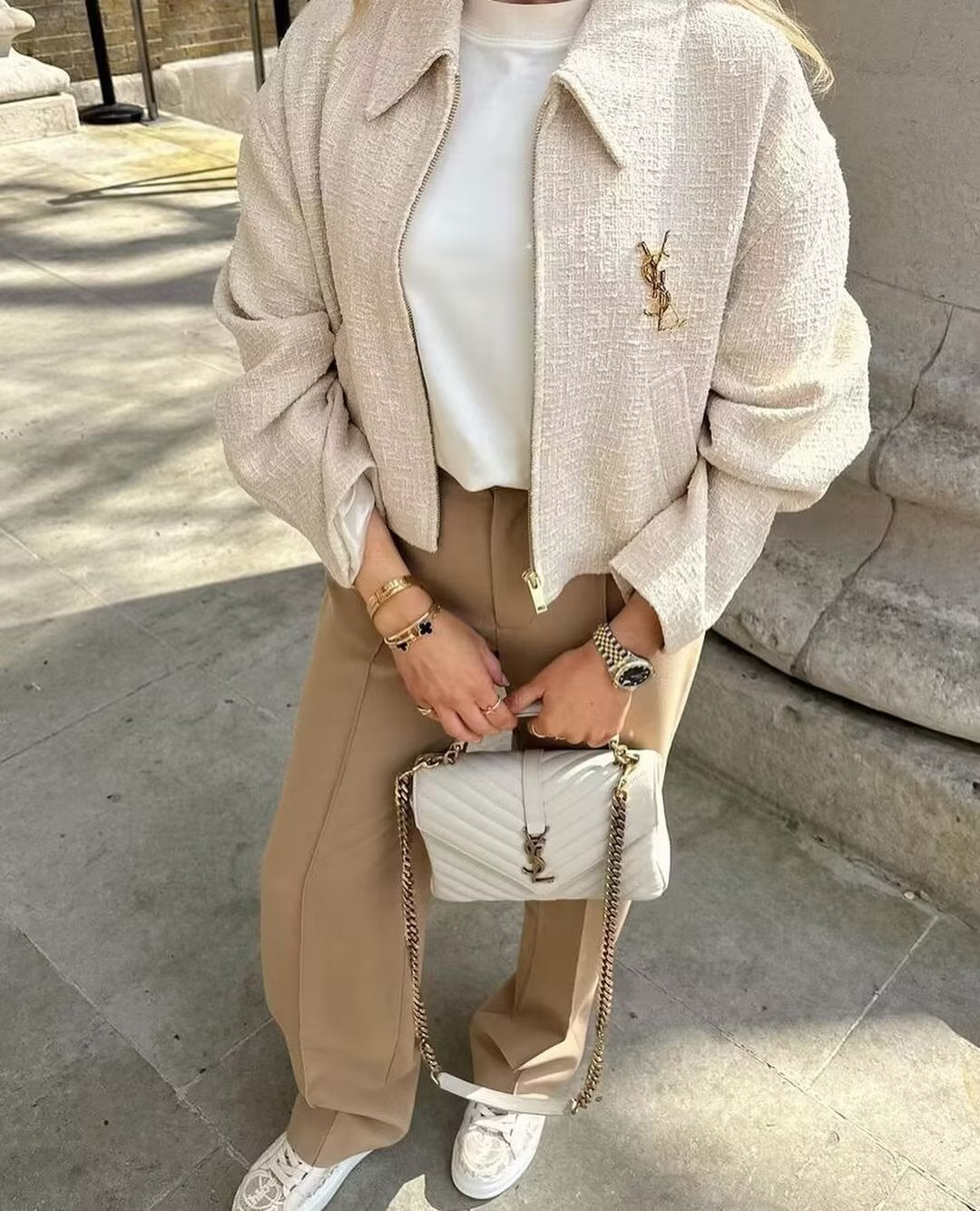 Navela | Elegant Boucle Jacket