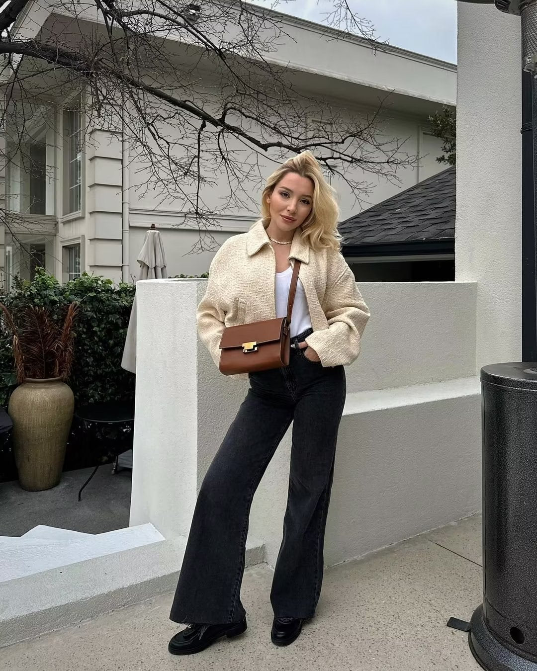 Navela | Elegant Boucle Jacket