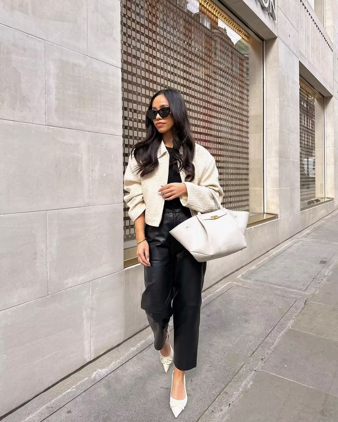 Navela | Elegant Boucle Jacket