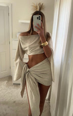 Navela | Linen Sarong Set