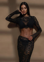 Navela | Long Sleeve Wrap Set