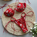 Navela | Embroidery Split Swimsuit