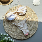 Navela | Embroidery Split Swimsuit