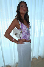 Navela | Sequin Halter Tank Top