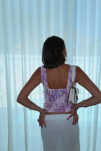 Navela | Sequin Halter Tank Top